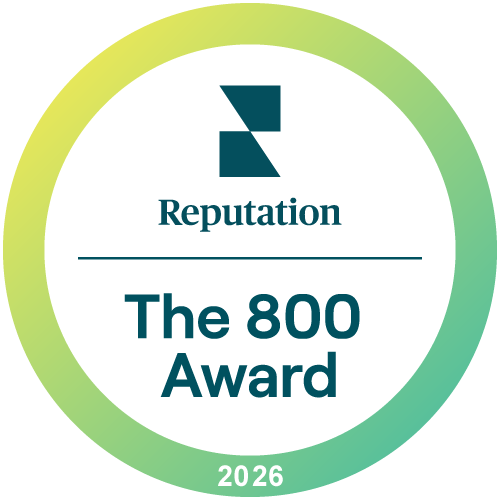 800 award badge